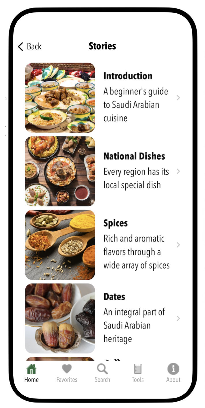 Saudi Recipes iOS App